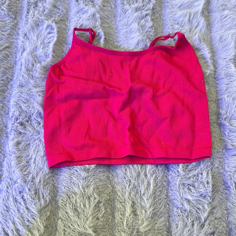 Vibrant Pink Crop Top
